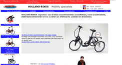 Desktop Screenshot of holland-bikes.nl
